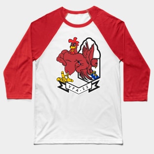 VFA-22 Fighting Redcocks Baseball T-Shirt